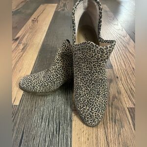 Lucky Brand Leopard Print Booties
